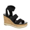 Madden Girl Womens Marandaa Wedge Sandal - Black