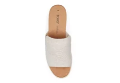 Toms Womens Diana Mule Sandal - Natural -Best Shoes Specialty Store US 01 203718 03