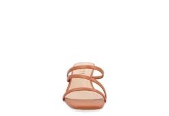 Journee Collection Womens Takarah Low Wedge Sandal - Brown -Best Shoes Specialty Store US 01 203885 02