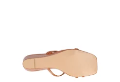 Journee Collection Womens Takarah Low Wedge Sandal - Brown -Best Shoes Specialty Store US 01 203885 06