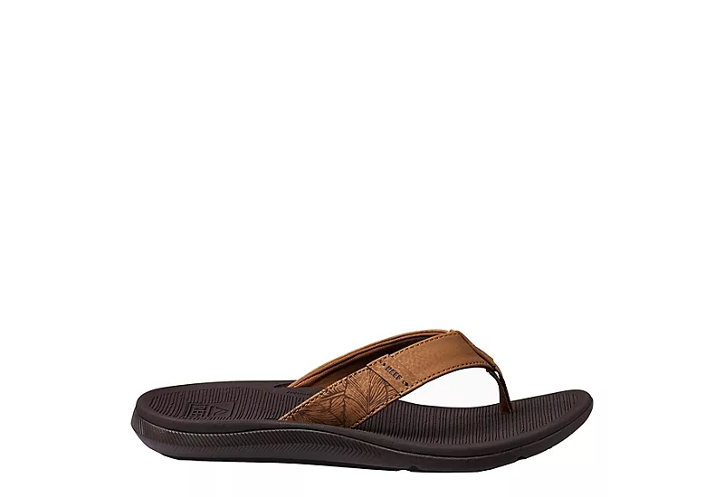 Reef Womens Santa Ana Flip Flop Sandal - Brown 2 Reef Womens Santa Ana Flip Flop Sandal - Brown - Image 2