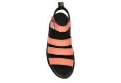 Dr. Martens Dr.martens Womens Blaire Quad Pisa Sandal - Coral -Best Shoes Specialty Store US 01 204064 05