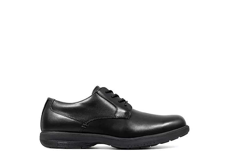 Nunn Bush Mens Marvin Slip Resistant Work Shoe - Black 2 Nunn Bush Mens Marvin Slip Resistant Work Shoe - Black - Image 2