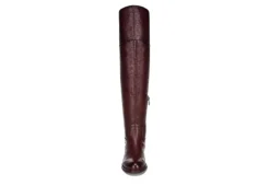 Franco Sarto Womens Haleen Over The Knee Boot - Burgundy -Best Shoes Specialty Store US 01 300473 02