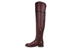 Franco Sarto Womens Haleen Over The Knee Boot - Burgundy -Best Shoes Specialty Store US 01 300473 03