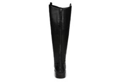 Franco Sarto Womens Meyer Wide Calf Tall Boot - Black -Best Shoes Specialty Store US 01 300504 04