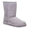 Bearpaw Womens Elle Short Fur Boot - Grey