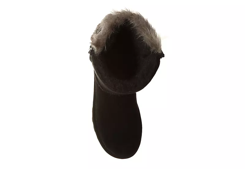 Bearpaw Womens Eloise Fur Boot - Black 6 Bearpaw Womens Eloise Fur Boot - Black - Image 6