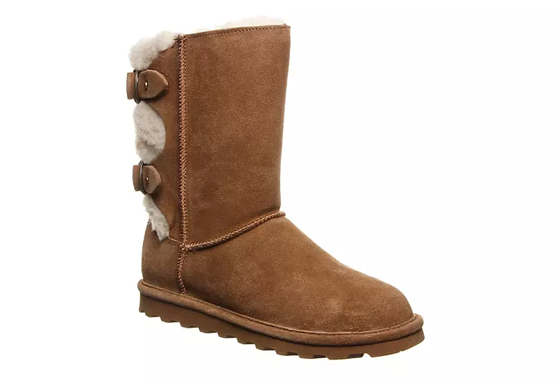 Bearpaw Womens Eloise Fur Boot - Tan 1 Bearpaw Womens Eloise Fur Boot - Tan