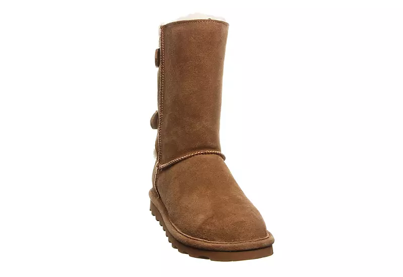 Bearpaw Womens Eloise Fur Boot - Tan 3 Bearpaw Womens Eloise Fur Boot - Tan - Image 3
