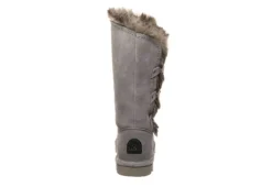 Bearpaw Womens Emery Fur Boot - Grey -Best Shoes Specialty Store US 01 300749 04