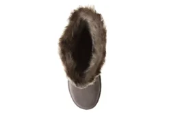 Bearpaw Womens Emery Fur Boot - Grey -Best Shoes Specialty Store US 01 300749 05