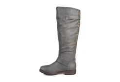 Journee Collection Womens Spokane Extra Wide Calf Tall Boot - Dark Grey -Best Shoes Specialty Store US 01 300946 03