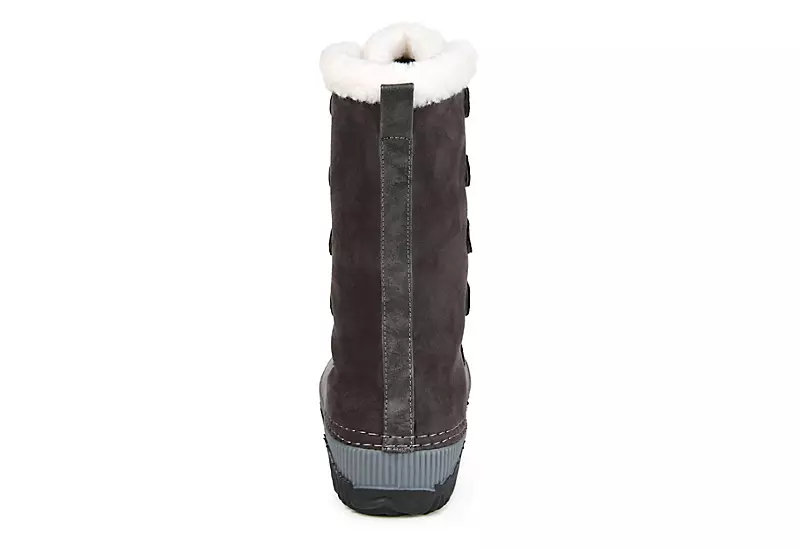 Journee Collection Womens Blizzard Duck Boot - Grey 5 Journee Collection Womens Blizzard Duck Boot - Grey - Image 5