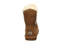 Bearpaw Womens Rosaline Fur Boot - Tan -Best Shoes Specialty Store US 01 301881 03