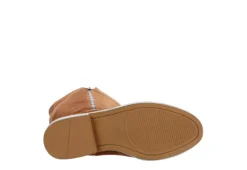 Eva & Zoe Womens Bria Wide Calf Tall Boot - Cognac -Best Shoes Specialty Store US 01 301948 06