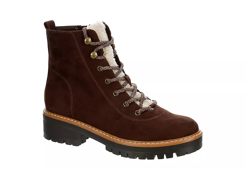Michael By Michael Shannon Womens Keegan Lace-up Boot - Brown 1 Michael By Michael Shannon Womens Keegan Lace-up Boot - Brown