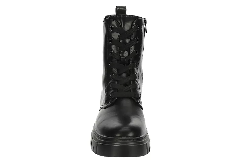 Limelight Womens Rudy Combat Boot - Black 3 Limelight Womens Rudy Combat Boot - Black - Image 3