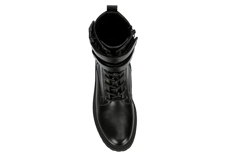 Limelight Womens Burnette Lace Up Boot - Black 6 Limelight Womens Burnette Lace Up Boot - Black - Image 6