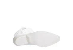 Madden Girl Womens Redford Western Boot - White -Best Shoes Specialty Store US 01 302385 06