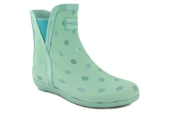 London Fog Womens Piccadilly Rain Boot - Green