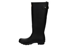 Hunter Boots Llc Womens Original Back Adj Gloss Rain Boot - Black -Best Shoes Specialty Store US 01 302431 03
