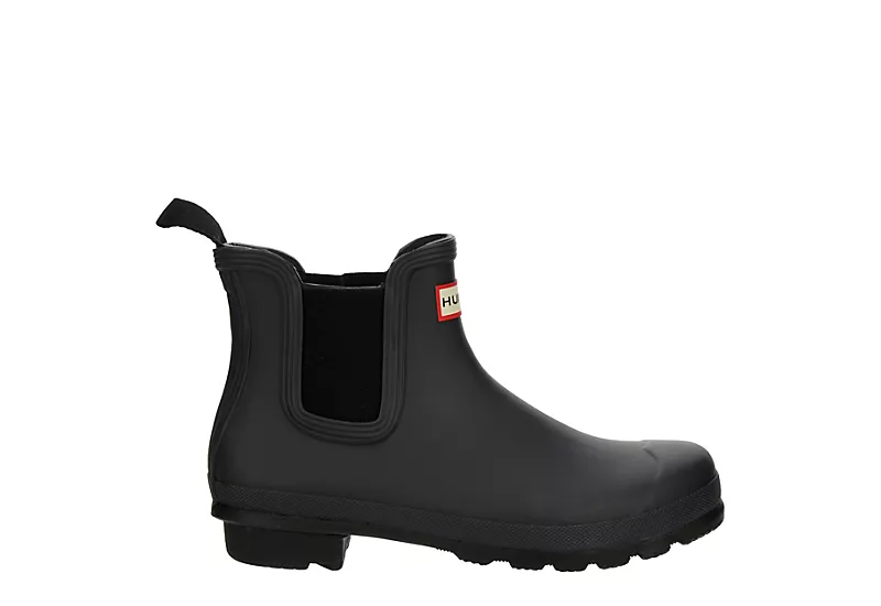 Hunter Boots Llc Womens Original Chelsea Rain Boot - Black 2 Hunter Boots Llc Womens Original Chelsea Rain Boot - Black - Image 2