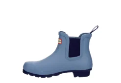 Hunter Boots Llc Womens Original Chelsea Rain Boot - Blue -Best Shoes Specialty Store US 01 302439 03