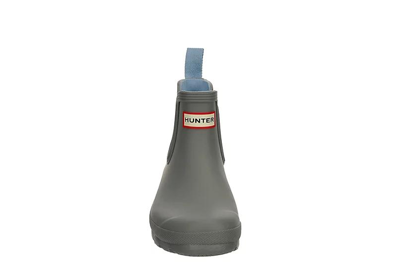 Hunter Boots Llc Womens Original Chelsea Rain Boot - Grey 3 Hunter Boots Llc Womens Original Chelsea Rain Boot - Grey - Image 3