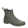 Hunter Boots Llc Womens Original Refined Chelsea Rain Boot - Grey