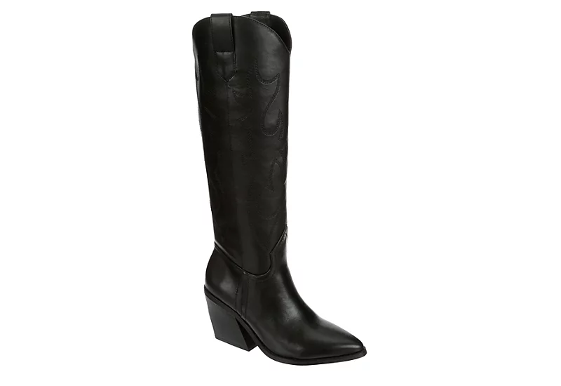 Madden Girl Womens Arizona Western Boot - Black 1 Madden Girl Womens Arizona Western Boot - Black