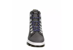 Dr. Martens Dr.martens Womens Combs W Nylon Boot - Grey -Best Shoes Specialty Store US 01 302480 02