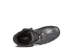 Sperry Womens Syren Gulf Metallic Animal Duck Boot - Black -Best Shoes Specialty Store US 01 302509 04