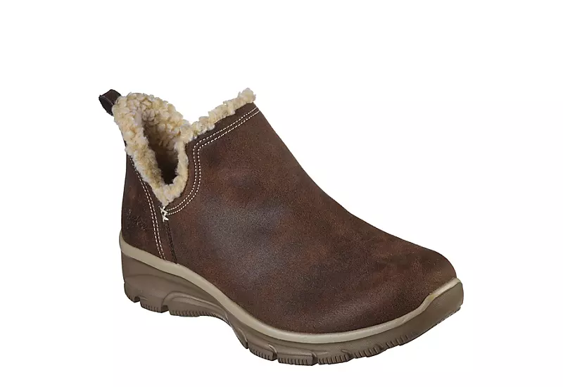 Skechers Womens Easy Going - Buried Boot - Chocolate 1 Skechers Womens Easy Going - Buried Boot - Chocolate