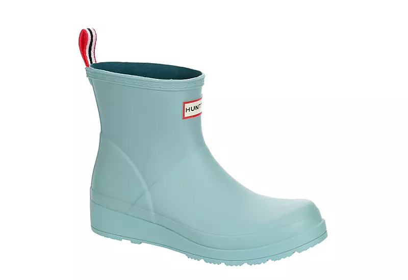 Hunter Boots Llc Womens Play Short Rain Boot - Light Blue 1 Hunter Boots Llc Womens Play Short Rain Boot - Light Blue