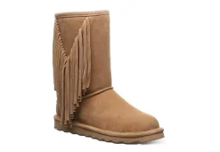 Bearpaw Womens Cherilyn Fur Boot - Tan