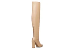 Madden Girl Womens Signall Over The Knee Boot - Nude -Best Shoes Specialty Store US 01 302705 03