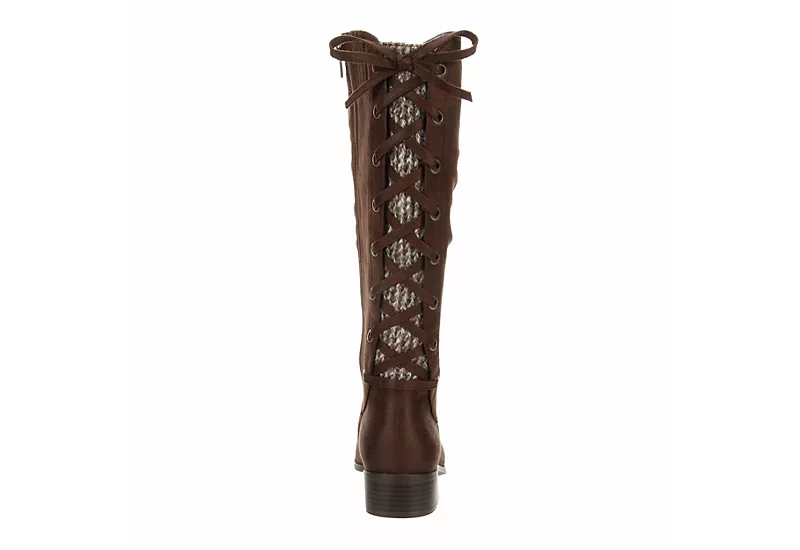 Xappeal Womens Cheyenne Wide Calf Tall Boot - Brown 5 Xappeal Womens Cheyenne Wide Calf Tall Boot - Brown - Image 5