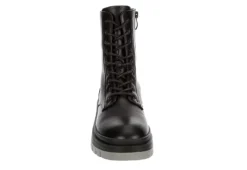 Limelight Womens Erin Combat Boot - Black -Best Shoes Specialty Store US 01 302755 02