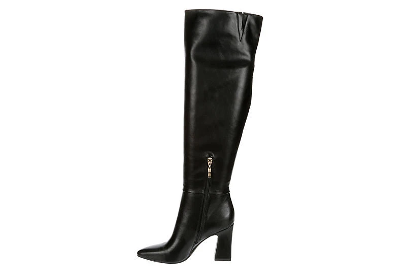 Michael By Michael Shannon Womens Camille Wide Calf Over The Knee Boot - Black 4 Michael By Michael Shannon Womens Camille Wide Calf Over The Knee Boot - Black - Image 4