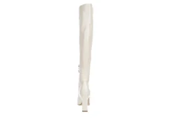 Michael By Michael Shannon Womens Camille Wide Calf Over The Knee Boot - Off White -Best Shoes Specialty Store US 01 302768 04