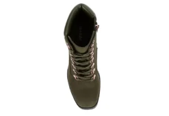 Limelight Womens Halle Lace-up Boot - Olive -Best Shoes Specialty Store US 01 302780 05