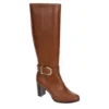Lauren Blakwell Womens Raquel Tall Dress Boot - Cognac