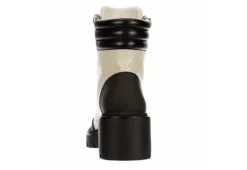 Michael By Michael Shannon Womens Natacha Lace-up Boot - Ivory -Best Shoes Specialty Store US 01 302785 04