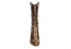 Michael By Michael Shannon Womens Faith Western Boot - Bronze -Best Shoes Specialty Store US 01 302798 02