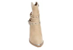 Michael By Michael Shannon Womens Dottie Western Boot - Beige -Best Shoes Specialty Store US 01 302820 02