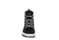Dr. Martens Dr.martens Womens Combs Nylon Combat Boot - Black -Best Shoes Specialty Store US 01 302898 02