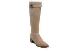 Lifestride Womens Daring Wide Calf Tall Boot - Med Natural