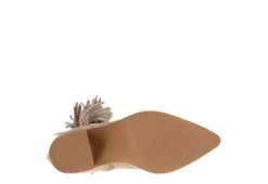 Journee Collection Womens Hartly Fringed Extra Wide Calf Dress Boot - Taupe -Best Shoes Specialty Store US 01 303183 06