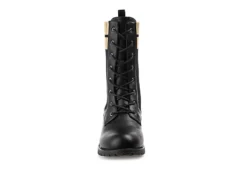 Journee Collection Womens Melei Lace Up Boot - Black -Best Shoes Specialty Store US 01 303339 02